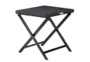 Casaria Gartenstuhl Rom Schwarz Polyrattan Klappbar Bild 2