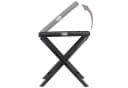Casaria Gartenstuhl Rom Schwarz Polyrattan Klappbar Bild 3