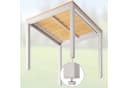 Casaria Garten-Essgruppe Bern 5-tlg. WPC Aluminium Klappbar Bild 5