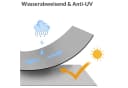 Casaria Hollywoodschaukel 2-Sitzer Wetterfest Hellgrau mit Dach Bild 4