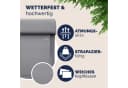 Casaria Gartenstuhl Klappbar 4er Set 7-fach Verstellbar Alu Grau Bild 5