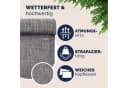 Casaria Gartenstuhl 4er Set Klappbar 7-fach Verstellbar Grau Bild 5