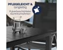 Casaria Garten-Essgruppe Bern 7-tlg. WPC Aluminium Klappbar Anthrazit Bild 5