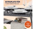 Casaria Gartentisch Wetterfest WPC Polyrattan Grau Bild 4