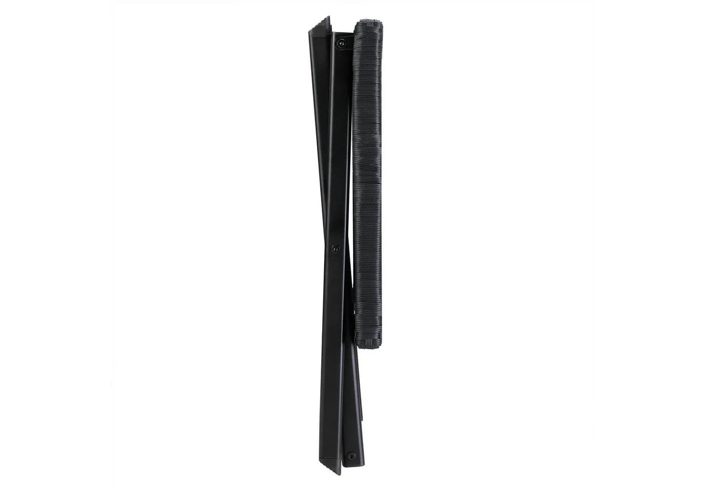 Casaria Gartenstuhl Rom 2er Set Schwarz Polyrattan Klappbar - Bild 4