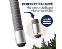 Casaria Gartentisch Rund Milchglas Wetterfest Polyrattan Bild 5