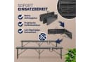 Casaria Bierzeltgarnitur Bank 2er Set Klappbar Anthrazit Bild 4