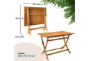 Casaria Gartenlounge-Set 5-tlg. FSC®-zertifiziert Akazienholz Bild 5