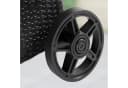 Casaria Gartenliege 2er Set Polyrattan mit Rollen Anthrazit Bild 4