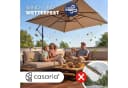 Casaria Sonnenschirmständer 4er-Set HDPE mit Wasser- oder Sandbefüllung Bild 5