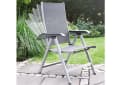 KETTLER Klappstuhl Basic Plus Silber/Anthrazit - Verstellbare Lehne Bild 1