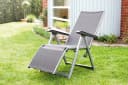 Kettler Gartenstuhl Basic Plus Klappbar Relaxsessel Silber/Anthrazit Bild 1