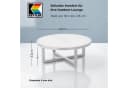KETTLER Ego Loungetisch Glasplatte Silber Bild 3