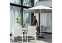 Kettler Sonnenschirm Balkon EASY PUSH Anthrazit Hellgrau Bild 4