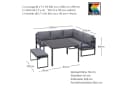 Kettler Loungeset OCEAN CD Eckset inkl. Kissen anthrazit/grau Bild 3