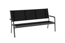KETTLER Gartenbank BasicPlus 3er-Bank Anthrazit Aluminium Bild 1