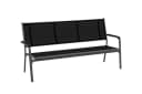 KETTLER Gartenbank BasicPlus 3er-Bank Anthrazit Aluminium Bild 2