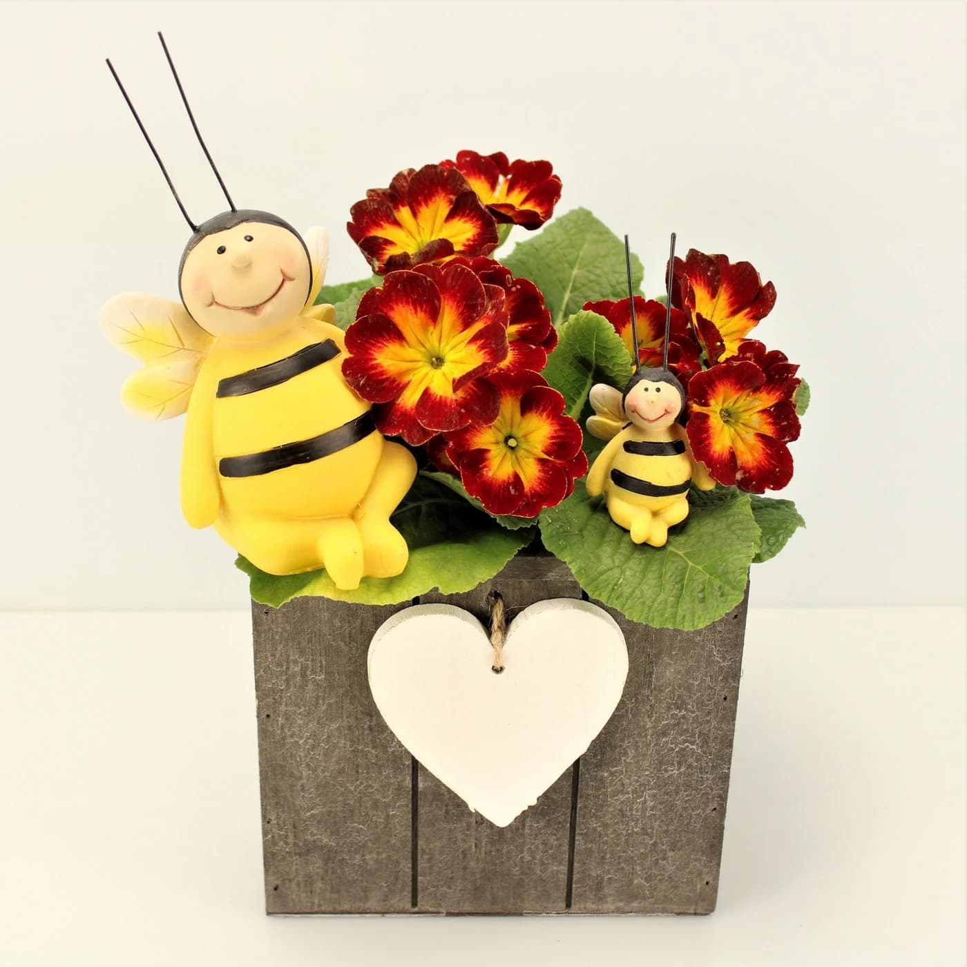 Online-Fuchs Bienen Blumentopfstecker Kunstharz