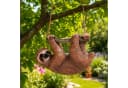Online-Fuchs Gartenfigur Faultier zum Aufhängen Braun Polyresin Bild 2