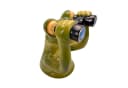 Online-Fuchs Frosch Gartenstecker mit Fernglas wetterfest Bild 1
