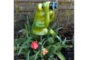 Online-Fuchs Frosch Gartenstecker mit Fernglas wetterfest Bild 2
