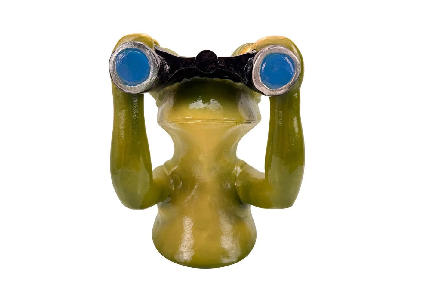 Online-Fuchs Frosch Gartenstecker mit Fernglas wetterfest - Bild 4