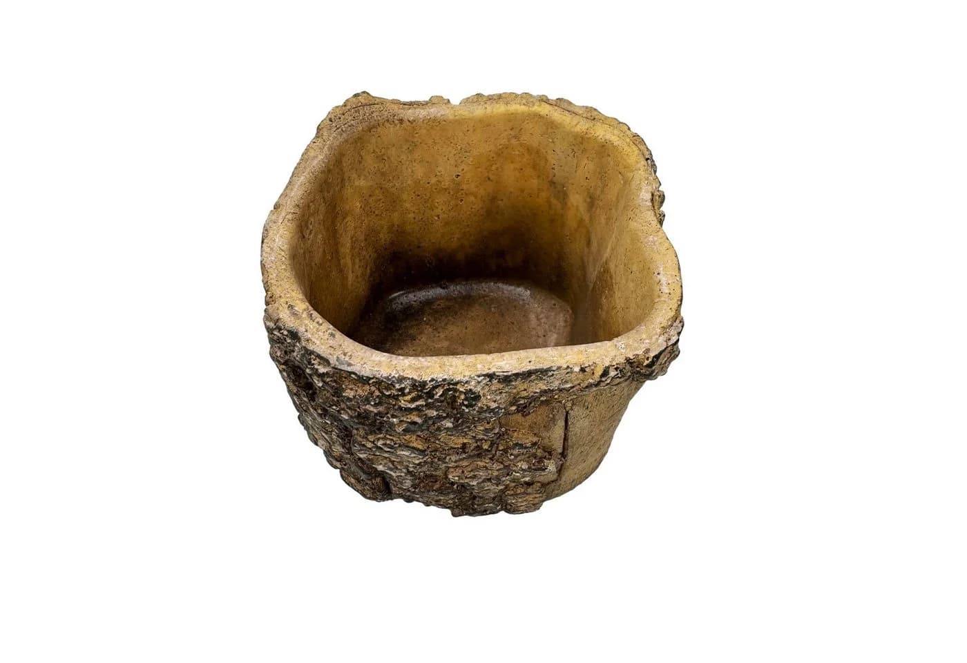 Online-Fuchs Blumentopf 2er Set Holzdesign Beton