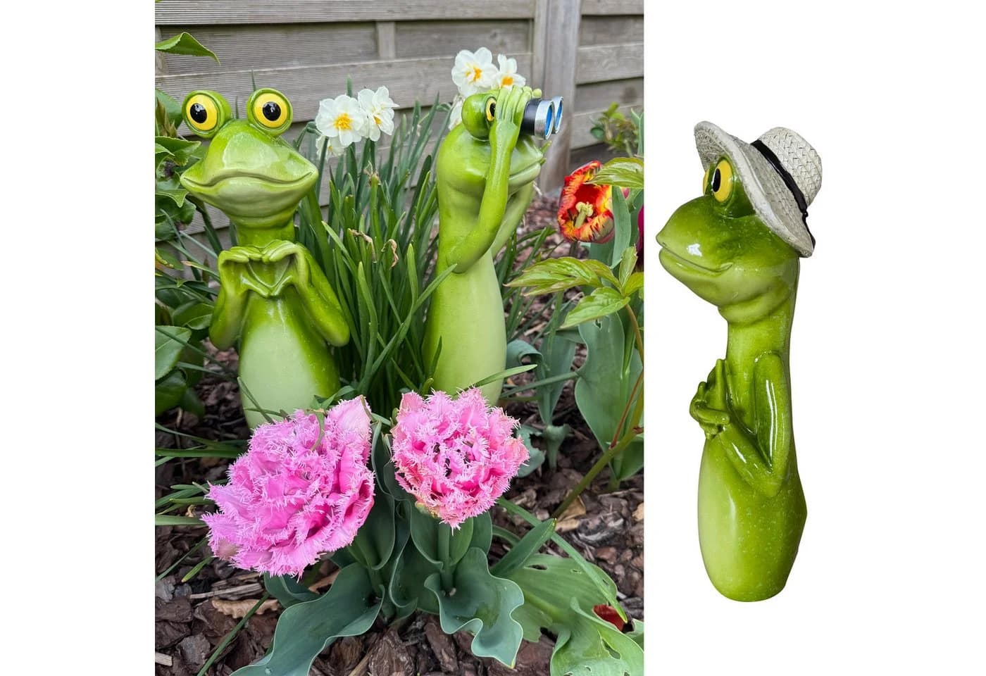 Online-Fuchs Gartenstecker Froschhals 30 cm Grün - Bild 2