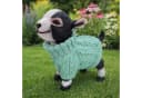 Online-Fuchs Gartenfigur Ziege mit Pulli Türkis Bild 2