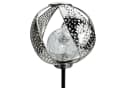 Online-Fuchs Gartenstecker Metall Bruchglasoptik LED Solar Silber/Gold Bild 1