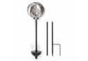 Online-Fuchs Gartenstecker Metall Bruchglasoptik LED Solar Silber/Gold Bild 3