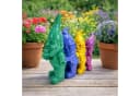 Online-Fuchs Gartenfigur Gartenzwerge Polonaise Bunt Modern Wetterfest Bild 2