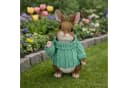 Online-Fuchs Gartenfigur süßer Hase im Pulli Türkis Bild 2
