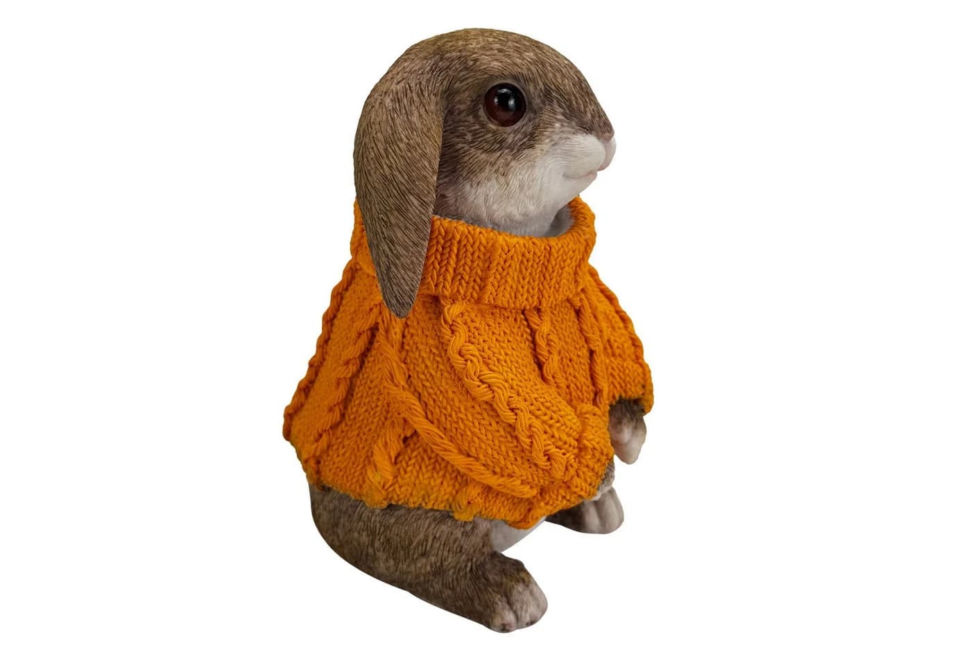 Online-Fuchs Gartenfigur süßer Hase mit Pullover - Bild 3