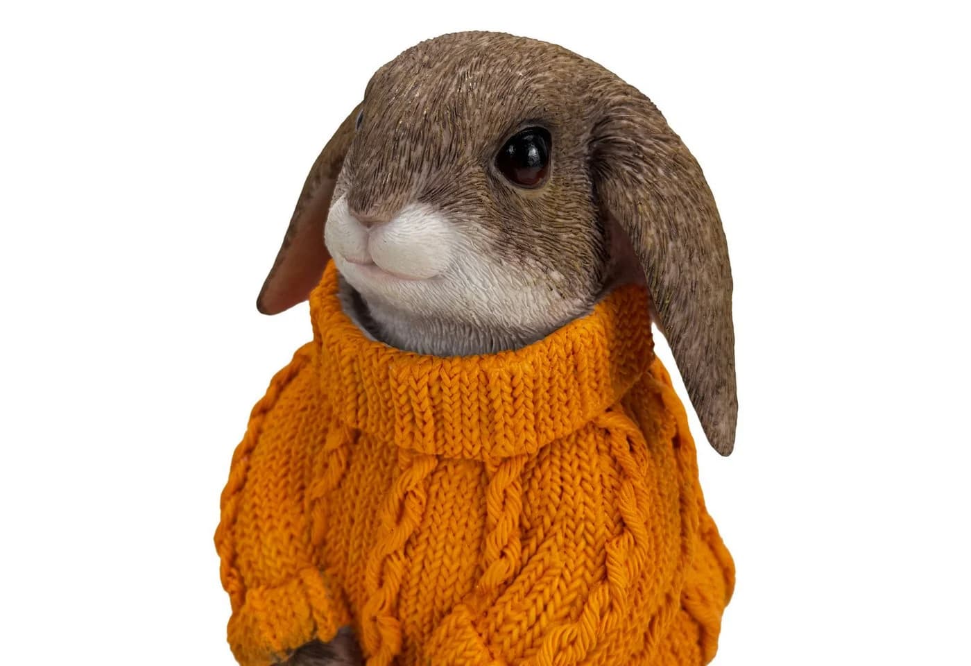 Online-Fuchs Gartenfigur süßer Hase mit Pullover - Bild 5