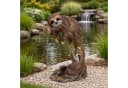 Online-Fuchs Gartenfigur 2 Faultiere mit Baum wetterfest Bild 2