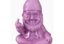 Online-Fuchs Gartenfigur Gartenzwerg Rosa mit Mittelfinger Bild 5