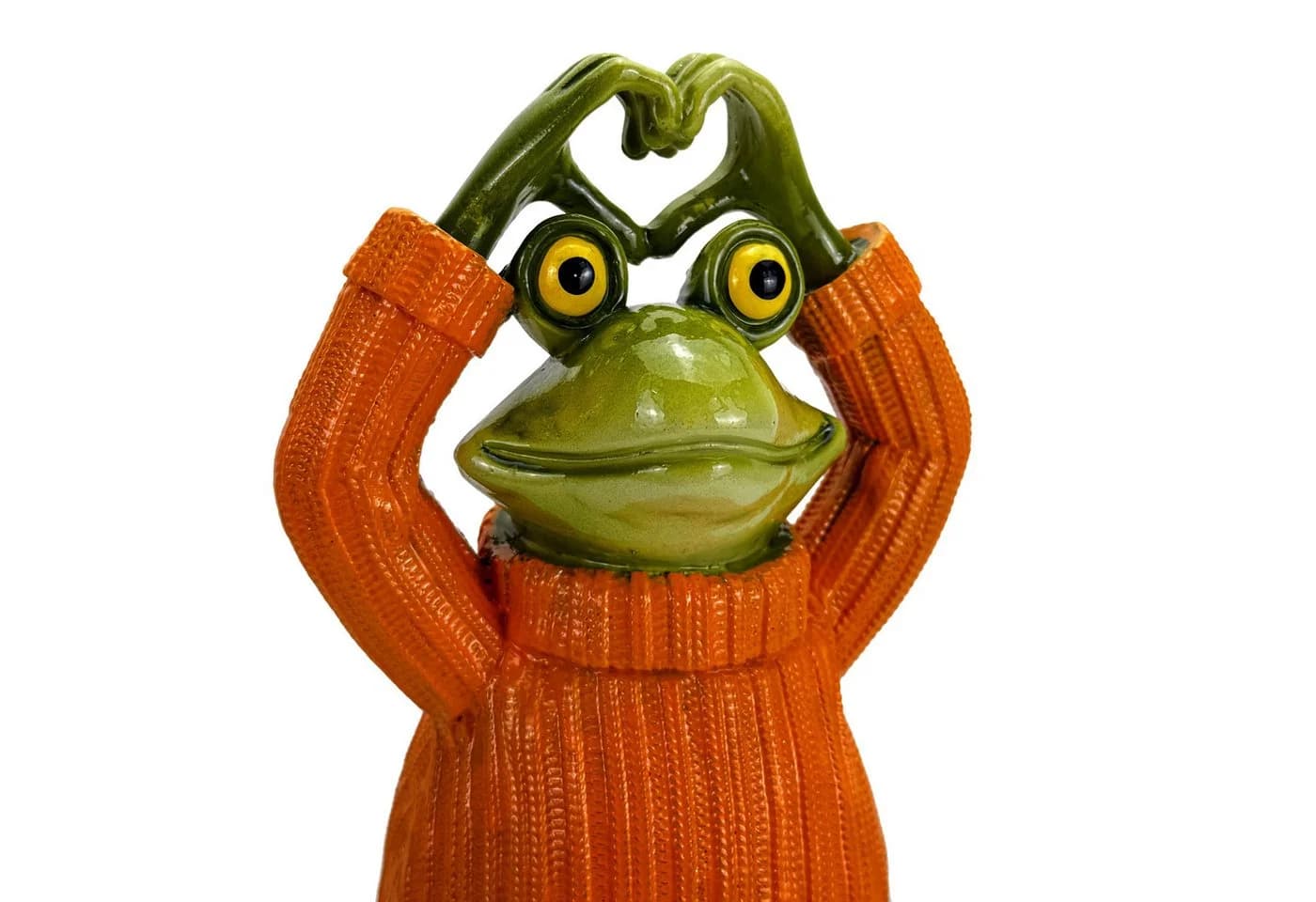 Online-Fuchs Gartenfigur Frosch 27 cm Kunstharz - Bild 5