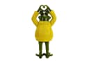 Online-Fuchs Gartenfigur Frosch mit Pullover Gelb Wetterfest Bild 4
