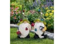 Online-Fuchs Gartenfigur 2er Set Gartenzwerge Polyresin Bild 2