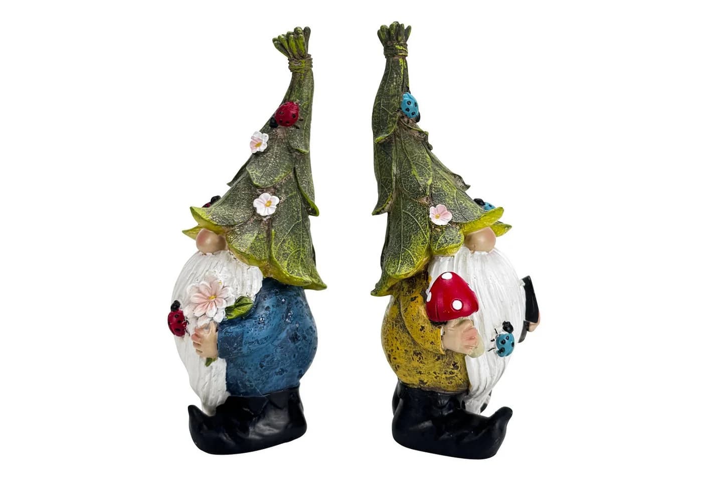 Online-Fuchs Gartenfigur 2er Set Gartenzwerge Polyresin - Bild 3
