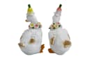 Online-Fuchs 2er Set kleine Gänse Gartenfigur weiß wetterfest Bild 3
