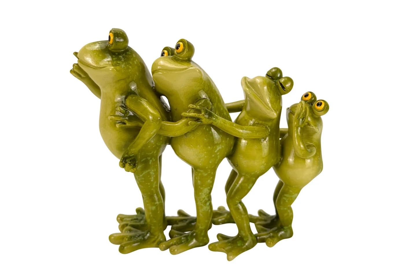 Online-Fuchs Gartenfigur Frosch Polonaise wetterfest Glossy-Look - Bild 3