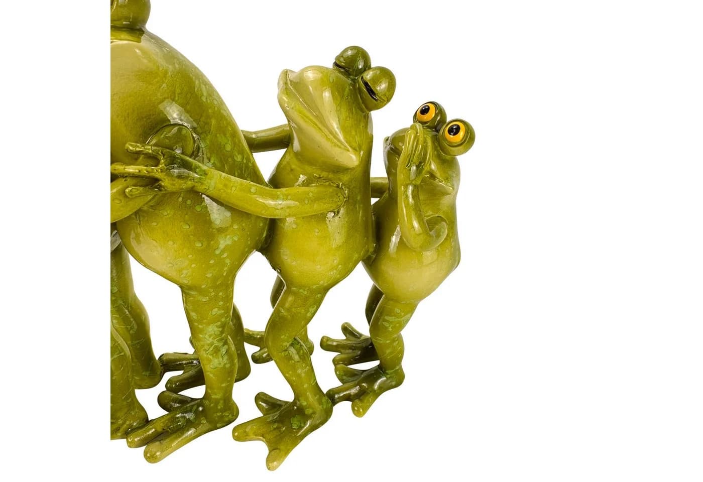 Online-Fuchs Gartenfigur Frosch Polonaise wetterfest Glossy-Look - Bild 5