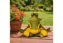 Online-Fuchs Yoga Frosch Deko Figur Garten Gelb Kunstharz Bild 2