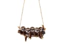 Online-Fuchs Gartenfigur 5 Faultiere Hängedeko 23 cm Polyresin Bild 5