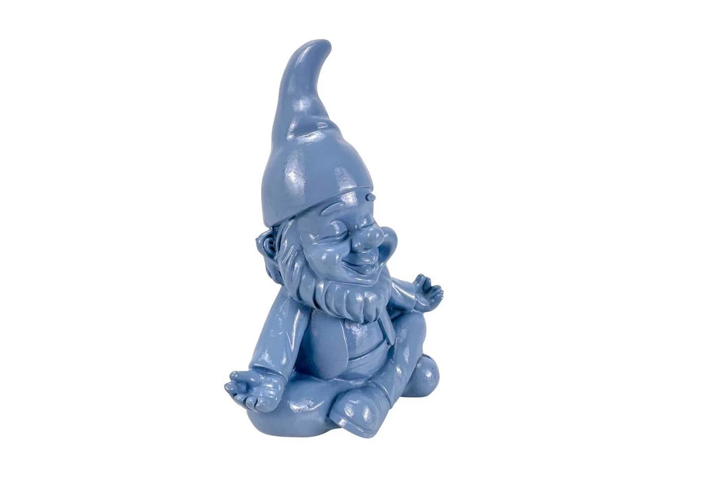 Online-Fuchs Gartenfigur Yoga-Position Hellblau - Bild 3