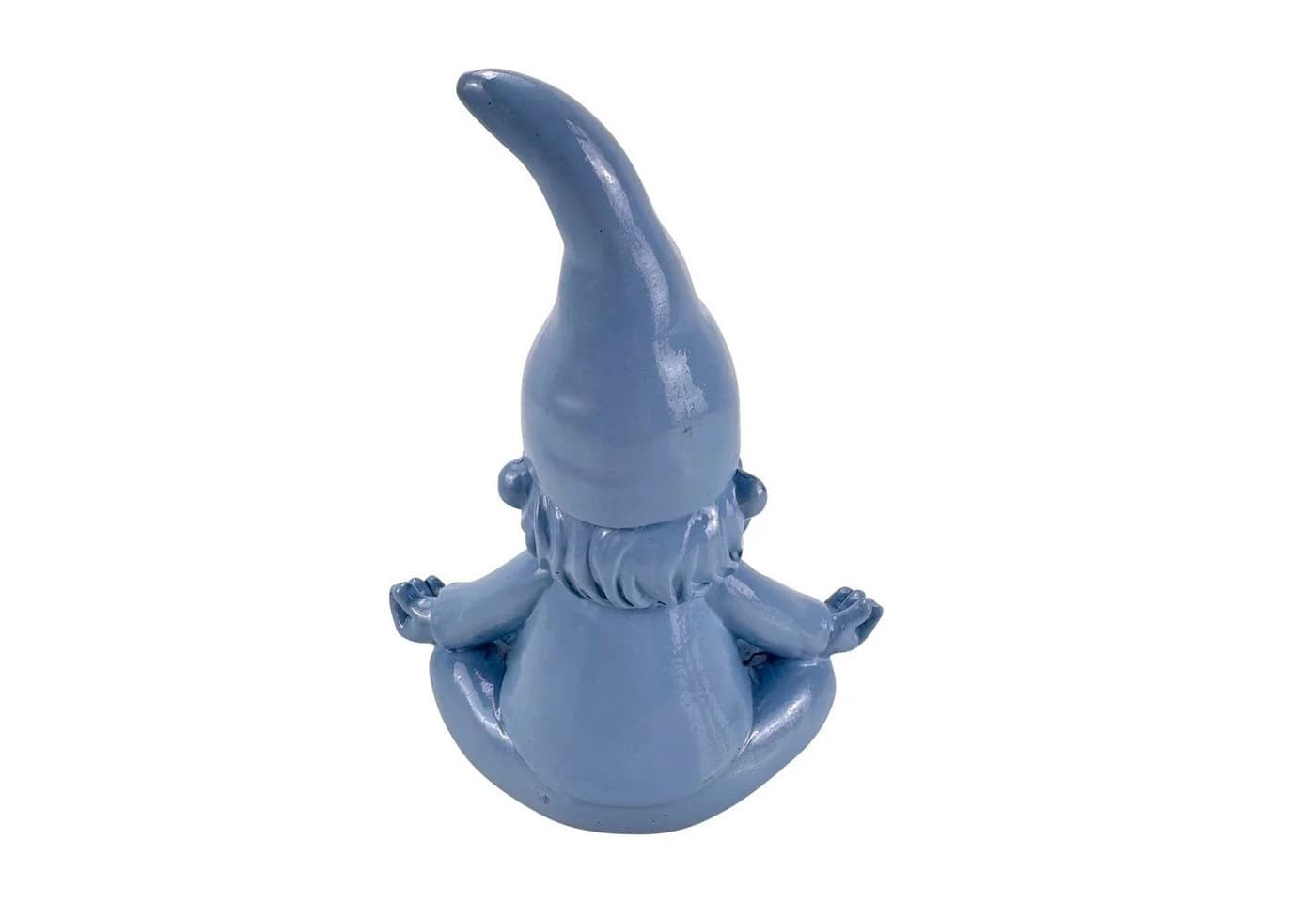 Online-Fuchs Gartenfigur Yoga-Position Hellblau - Bild 4
