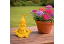 Online-Fuchs Gartenfigur Yoga-Position Gelb Bild 2