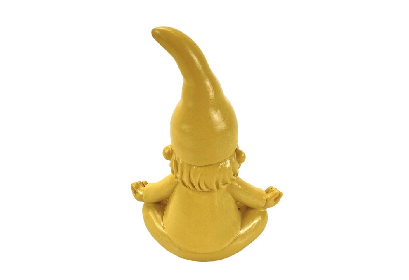 Online-Fuchs Gartenfigur Yoga-Position Gelb - Bild 4